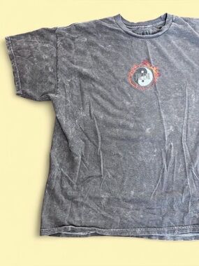 Vintage Wash Gray Graphic Men’s T-Shirt